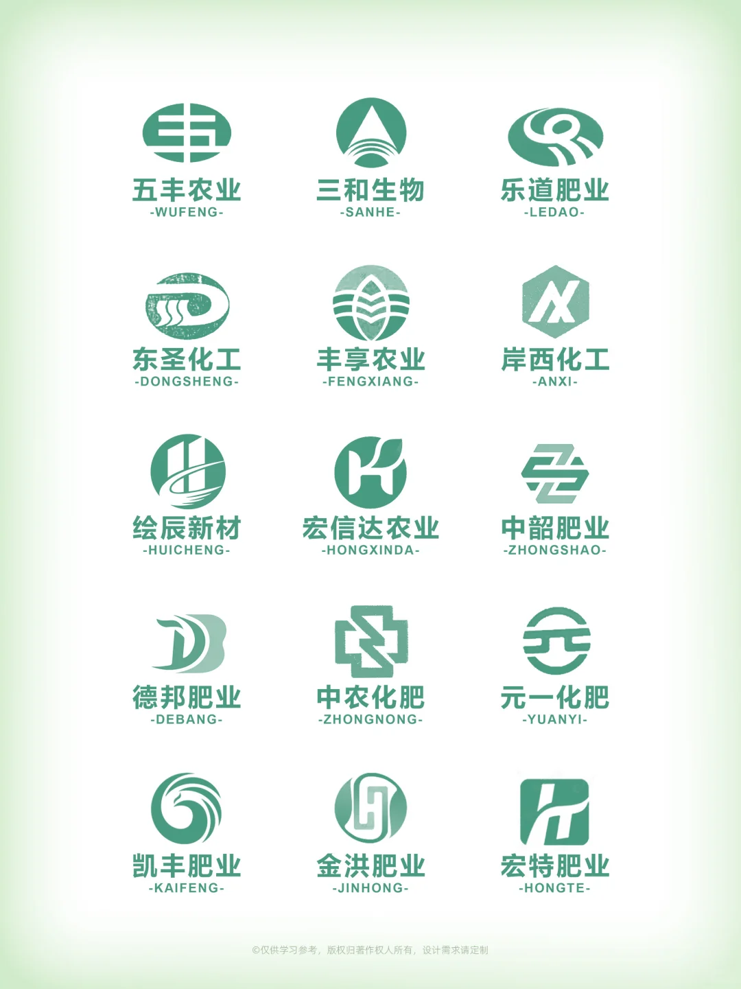 ? 化学原料行业农药化肥企业Logo设计