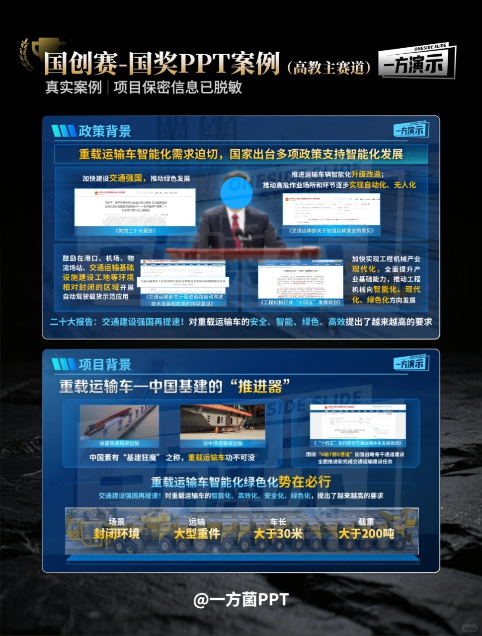 国创赛高教主赛道PPT|国赛获奖案例展示?