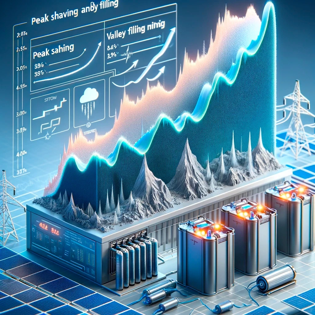 储能削峰填谷效果图