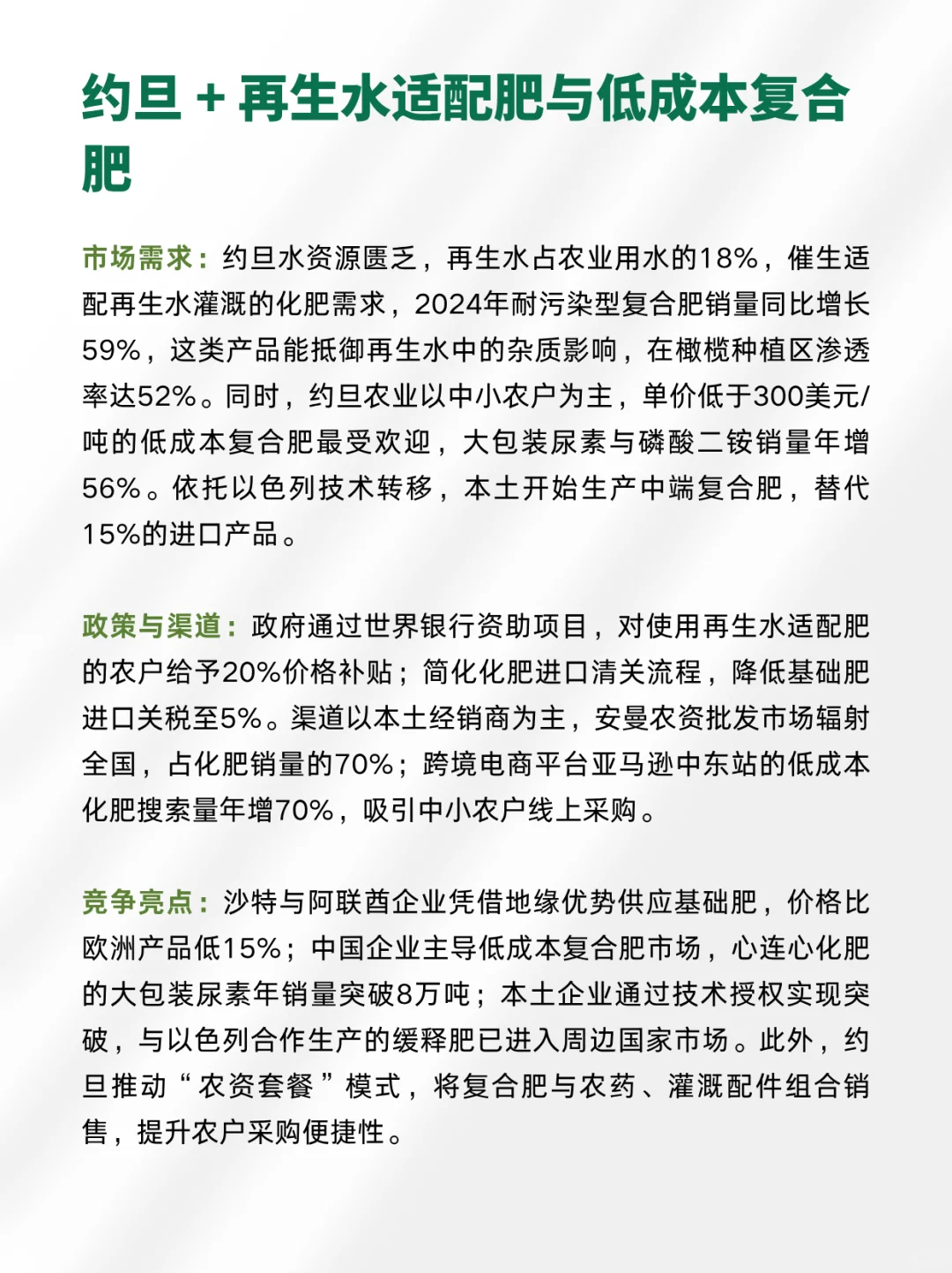 下一个外贸风口∶中东+化肥