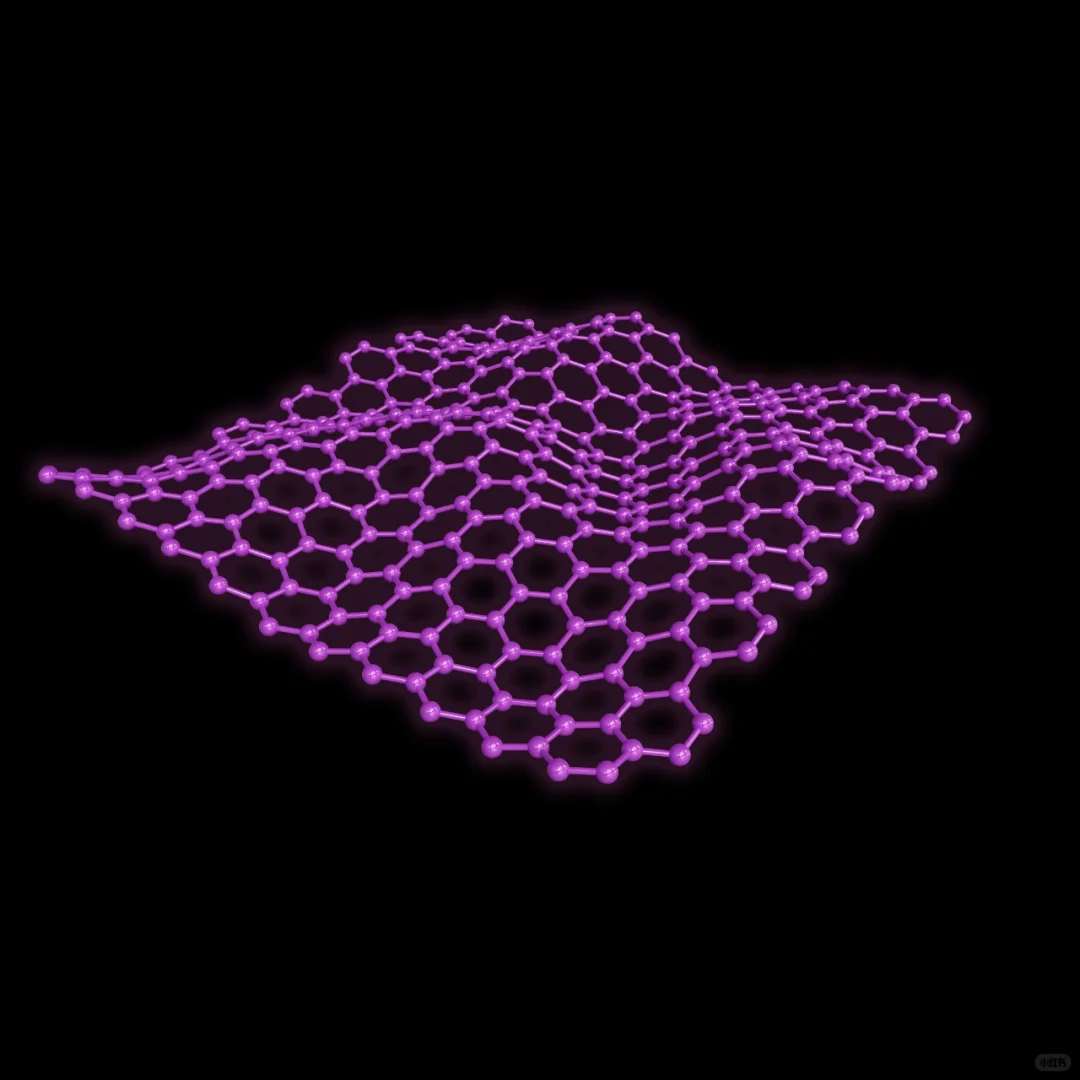 新鲜出炉的起伏石墨烯，拿走吧。