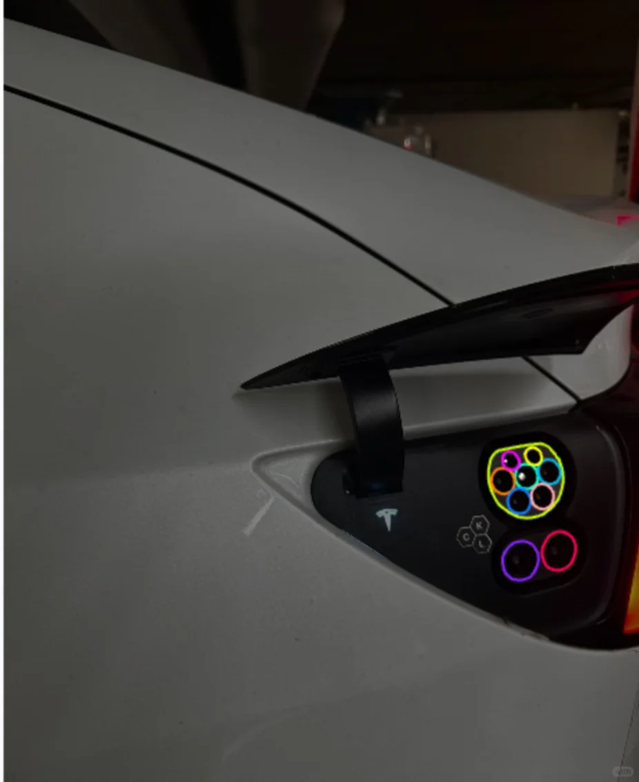 智能AI识别之电动汽车充电插口定位识别数据