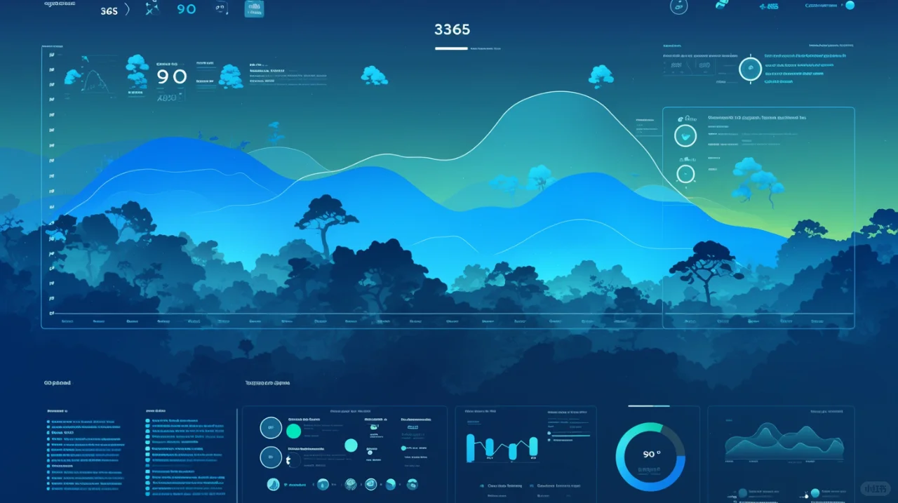 AI绘画丨环境监测界面设计