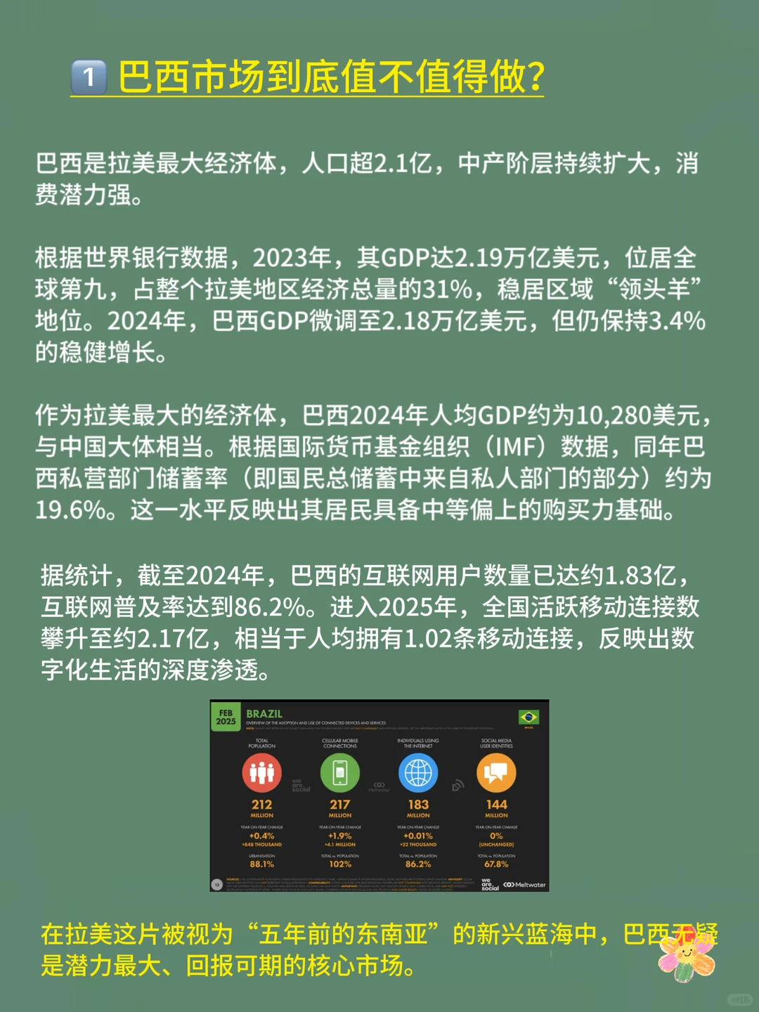 外贸人必看，分享2026年冲巴西市场❗️