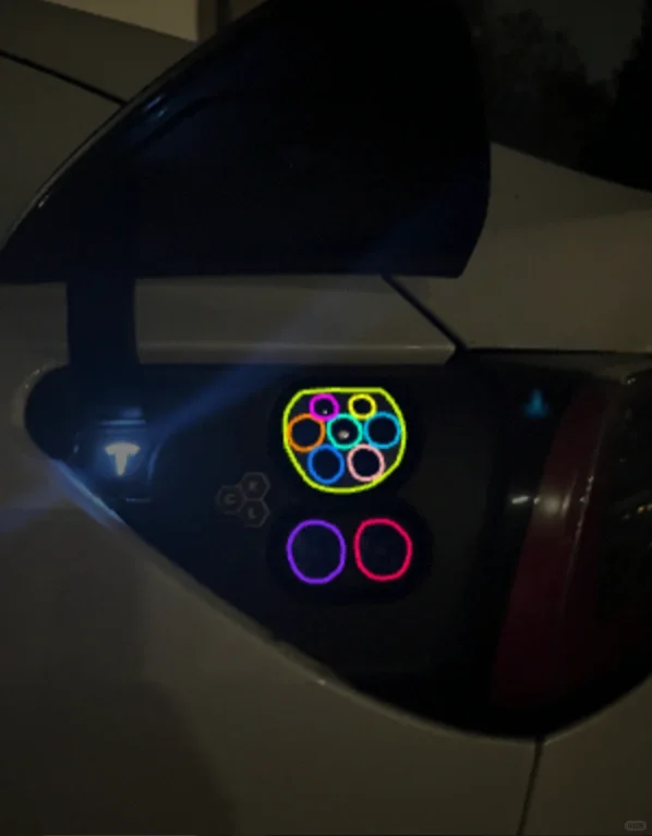 智能AI识别之电动汽车充电插口定位识别数据