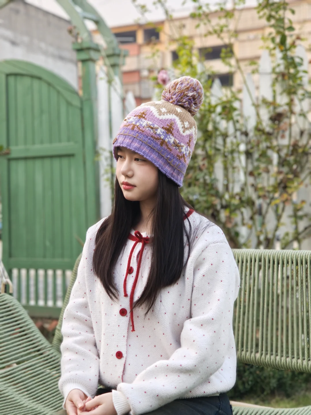 这顶羊毛帽子真的好舒服！好喜欢～