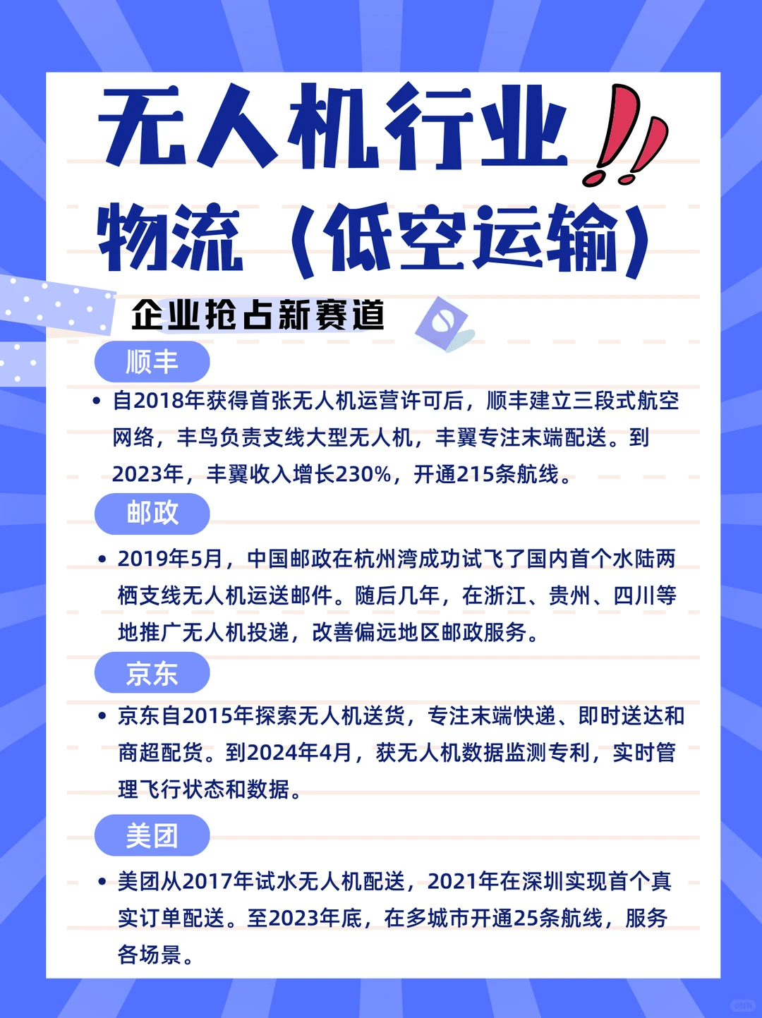 ?无人机物流：低空运输的未来已来！