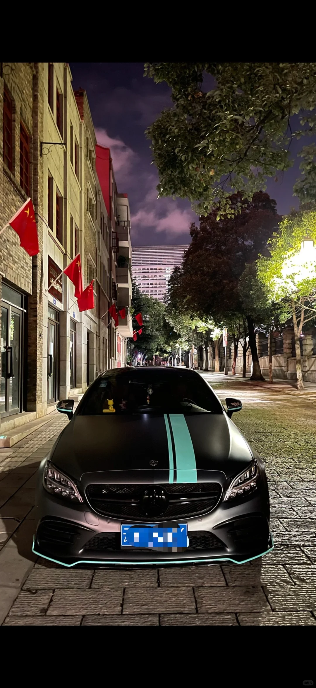 个人19款c260coupe 原厂哑光石墨灰