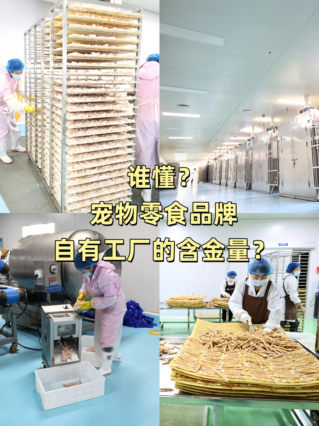 谁懂?!不是所有宠物零食都自有工厂!