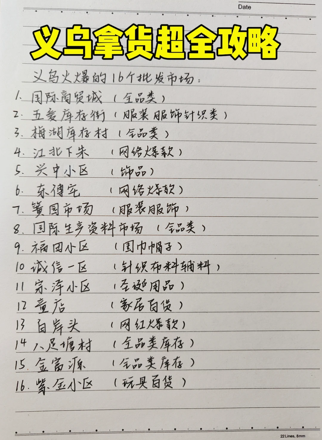 ??义乌拿货超全攻略，小白必看！