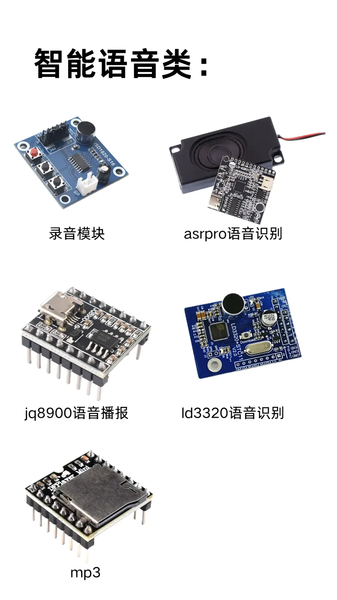 单片机元器件清单 | 从此告别选择困难症