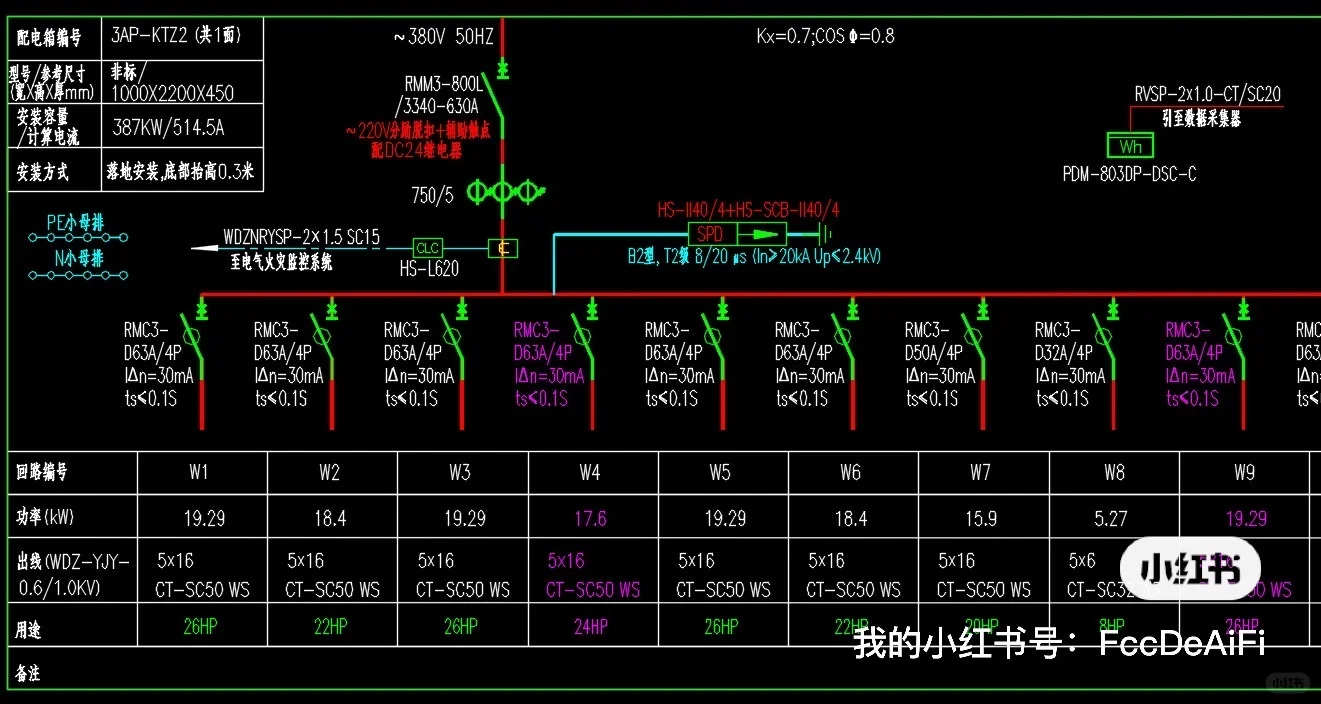 代画-建筑电气CAD全套图纸