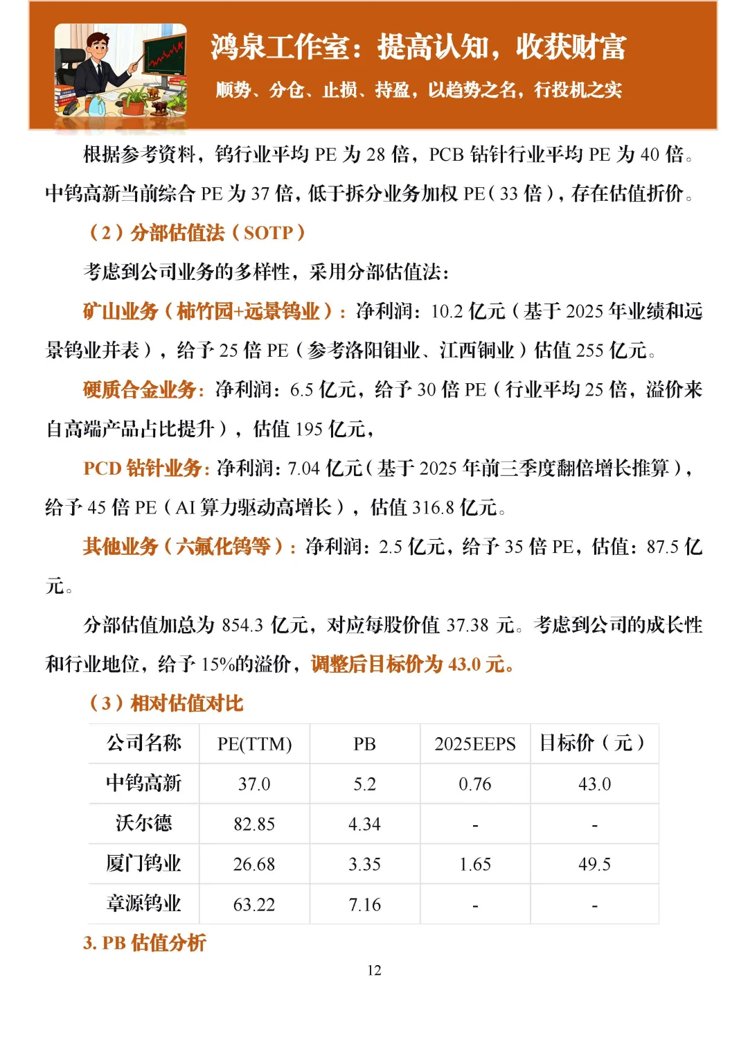 下一个特变电工：中钨高新 剑指1200亿！