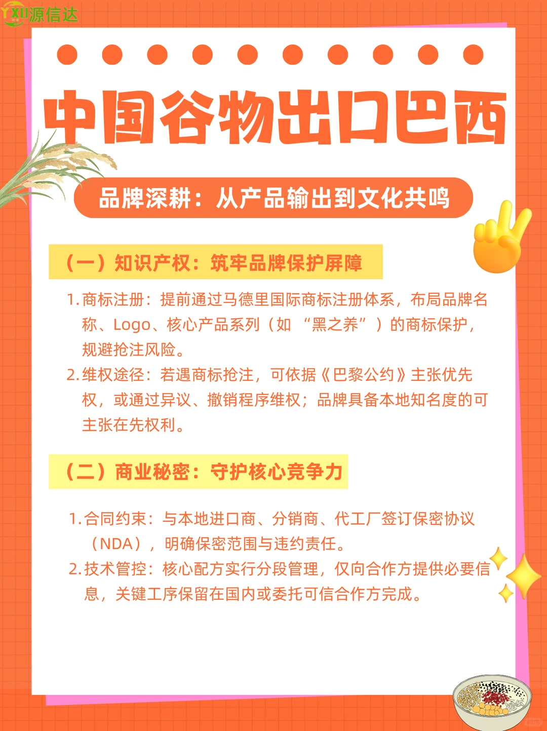 中国谷物食品出海巴西！万亿蓝海机遇大公开