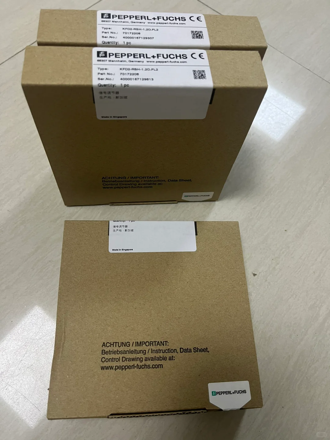 P+F倍加福光电传感器信号处理器