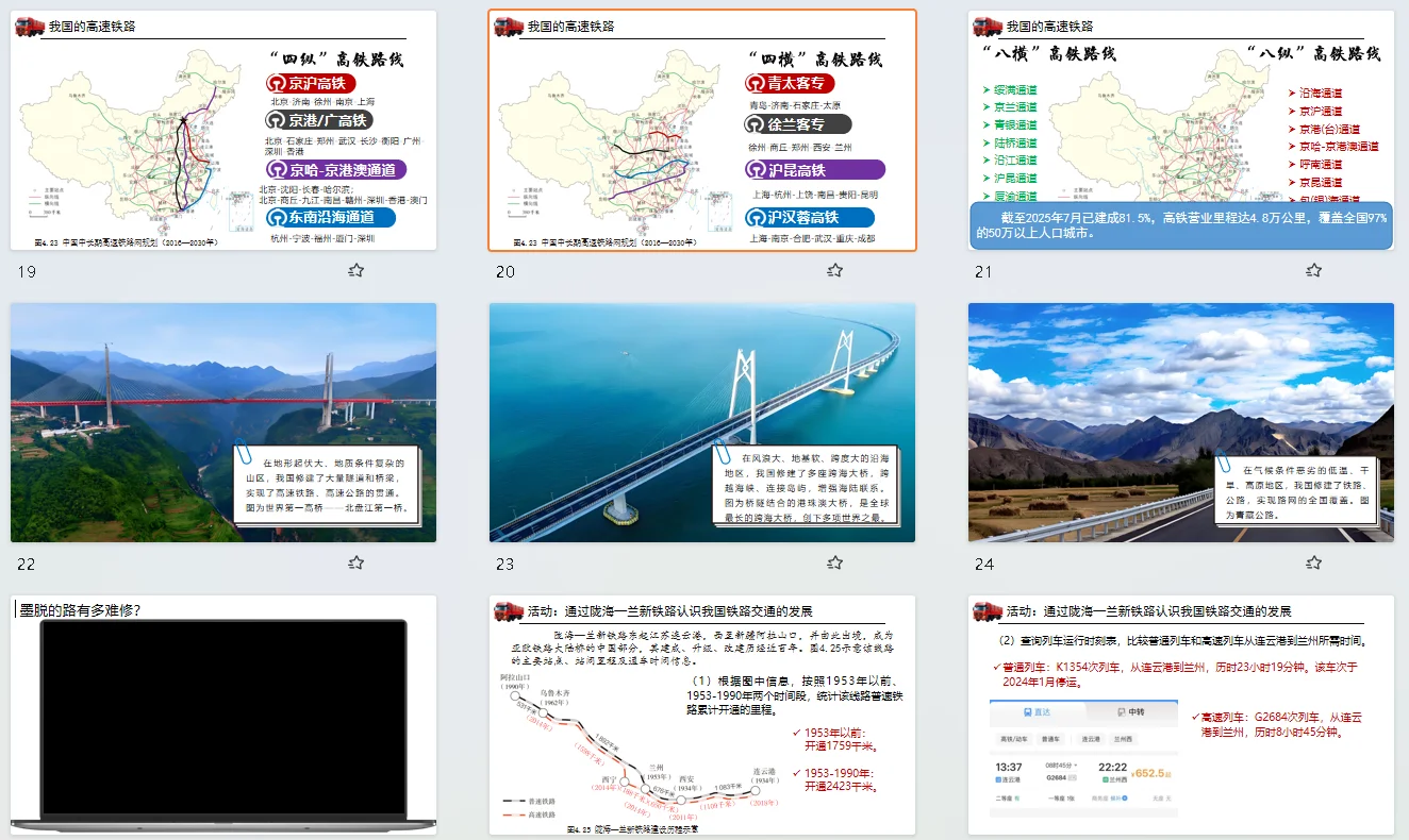 新人教版八上|4.3 交通运输