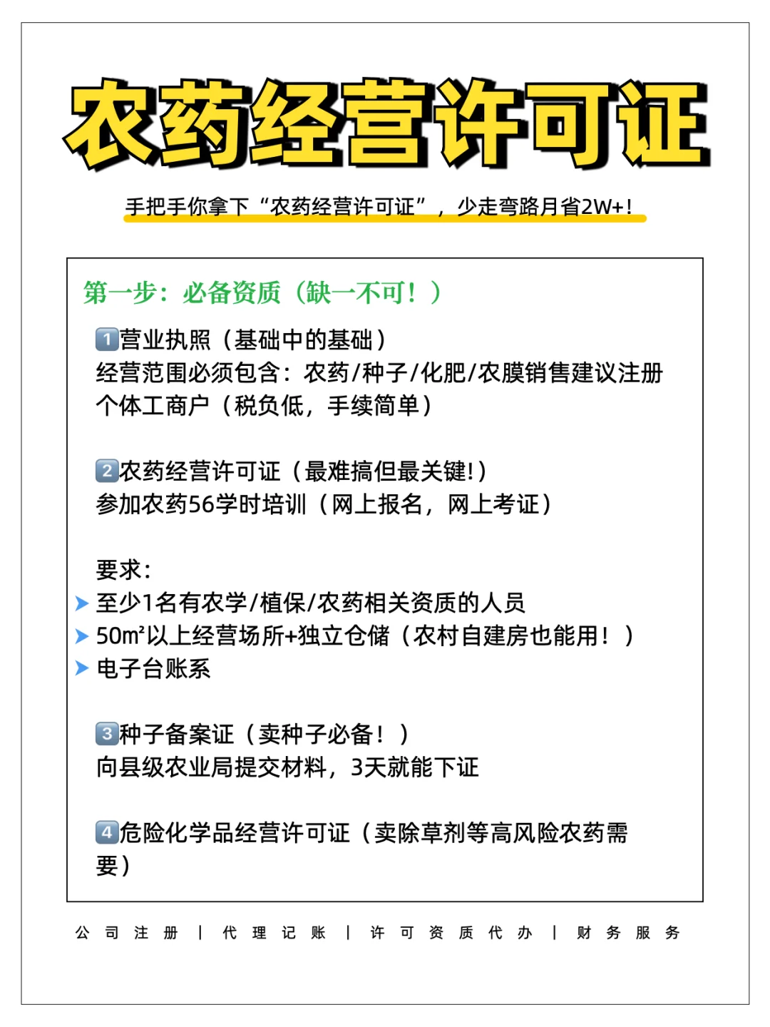 农药经营许可证详细攻略（办理流程）