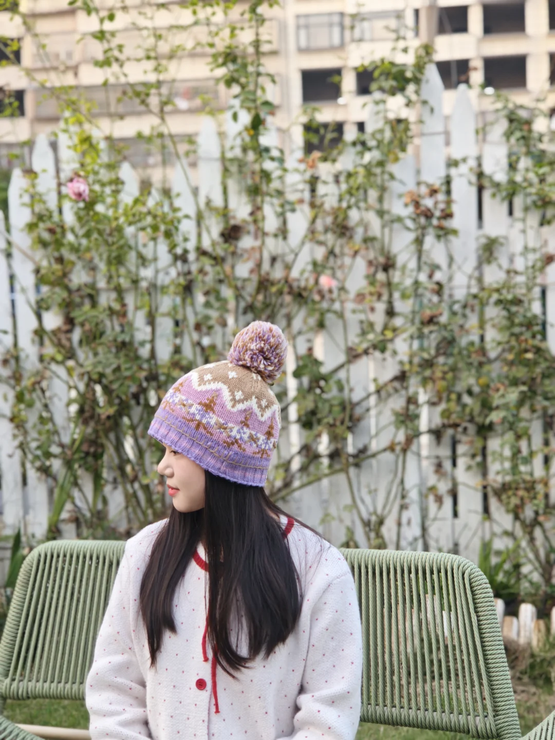 这顶羊毛帽子真的好舒服！好喜欢～