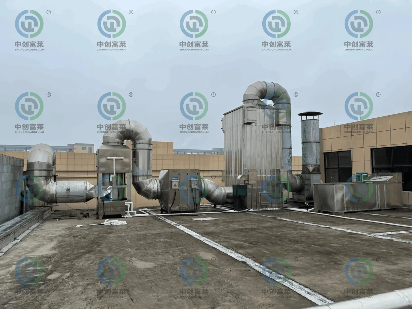 湿式高压静电除尘器—中创富莱—环保设备厂