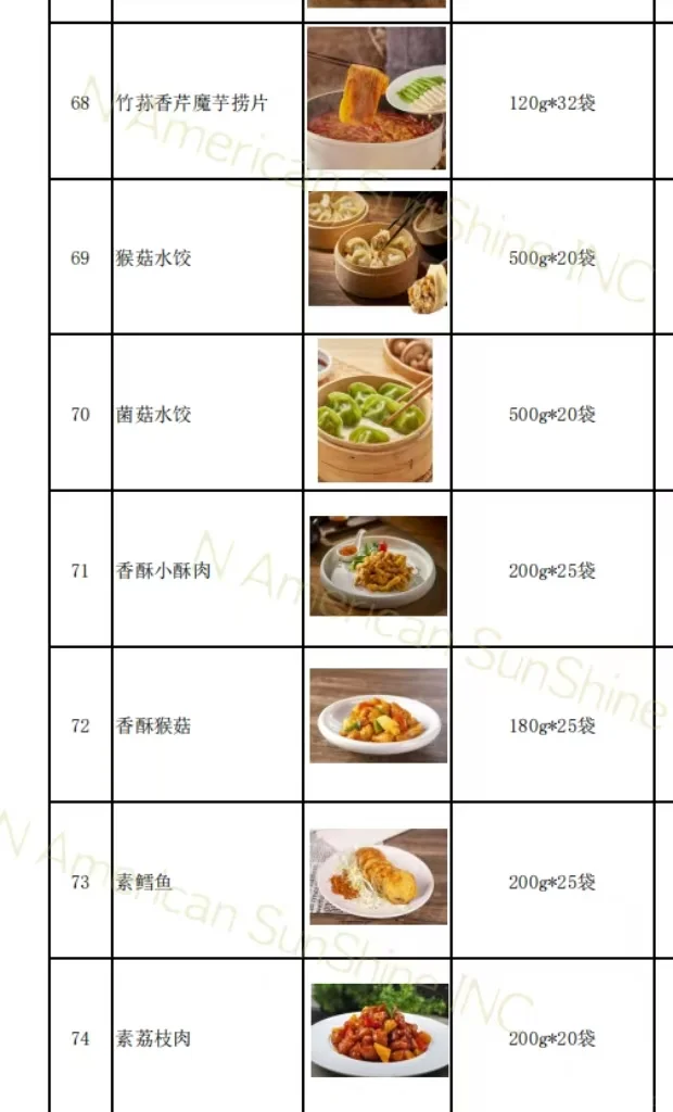 美国??专供—冻品系列
