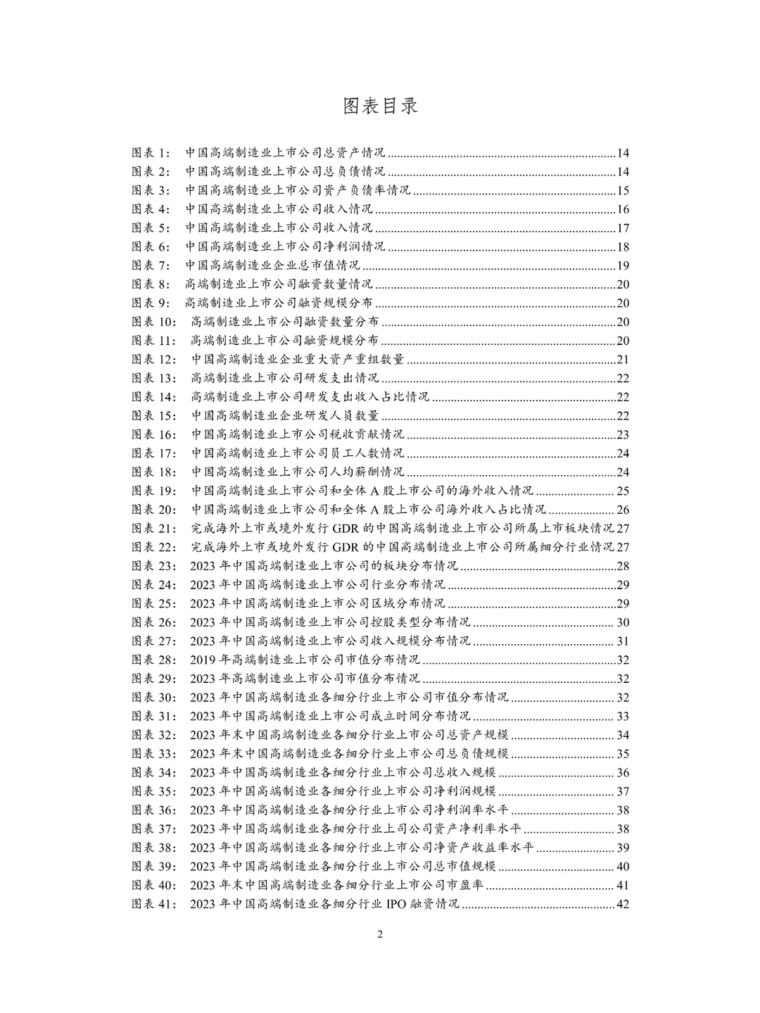 中国上市公司高端制造业发展报告（2024）