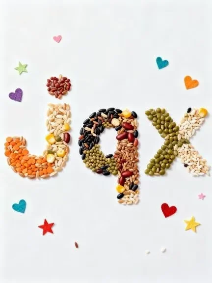 挑战五谷杂粮拼贴画第582天|汉语拼音•声母