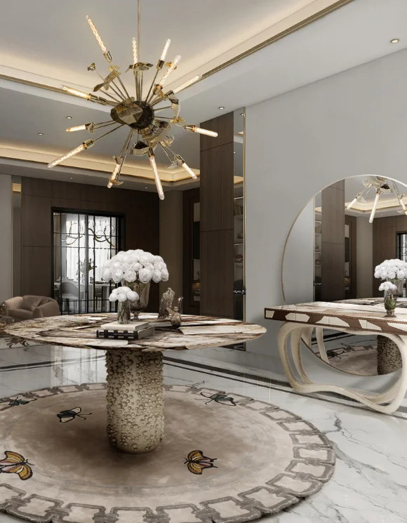 博卡家具定制#纯铜餐椅#博卡杜伦波家具工厂