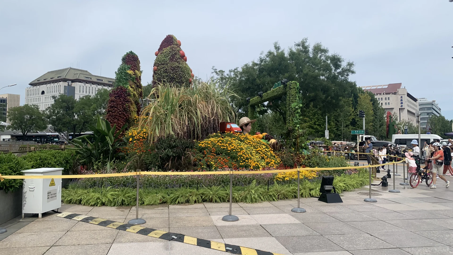 长安街上的助农直播间