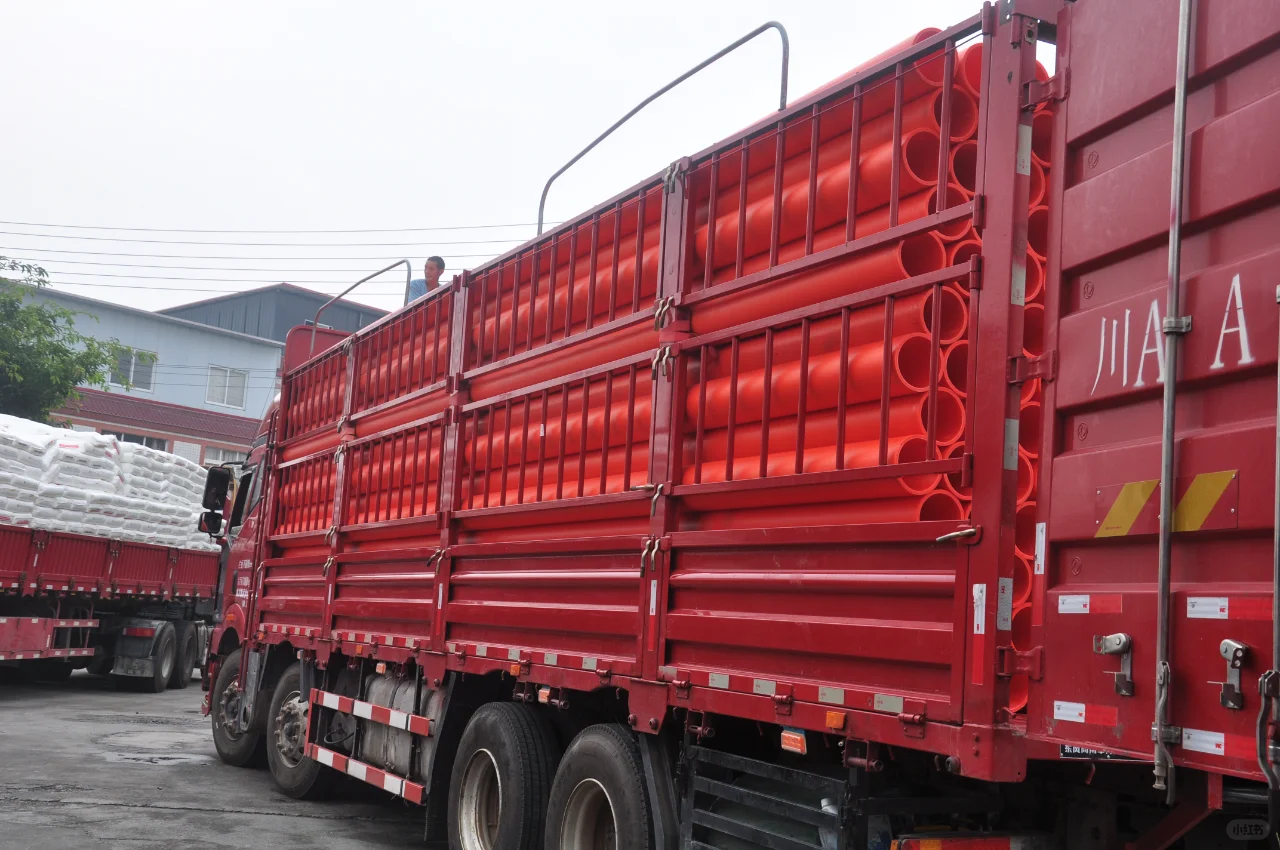 MPP电力管装车发货