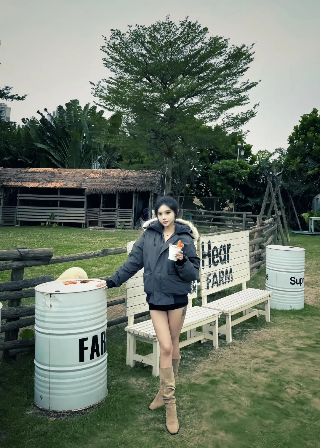 大鹅01羽绒还是石墨灰好看