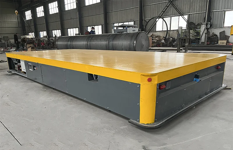 工厂运输！轨道平车+AGV小车搭配太香了