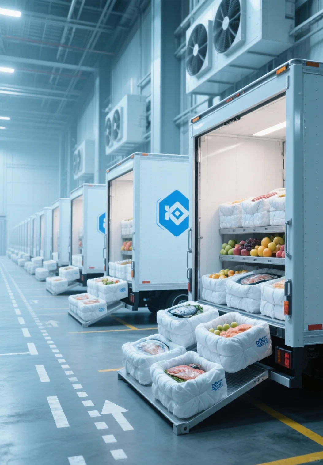 广州至华东速冻食品干线冷链运输专线