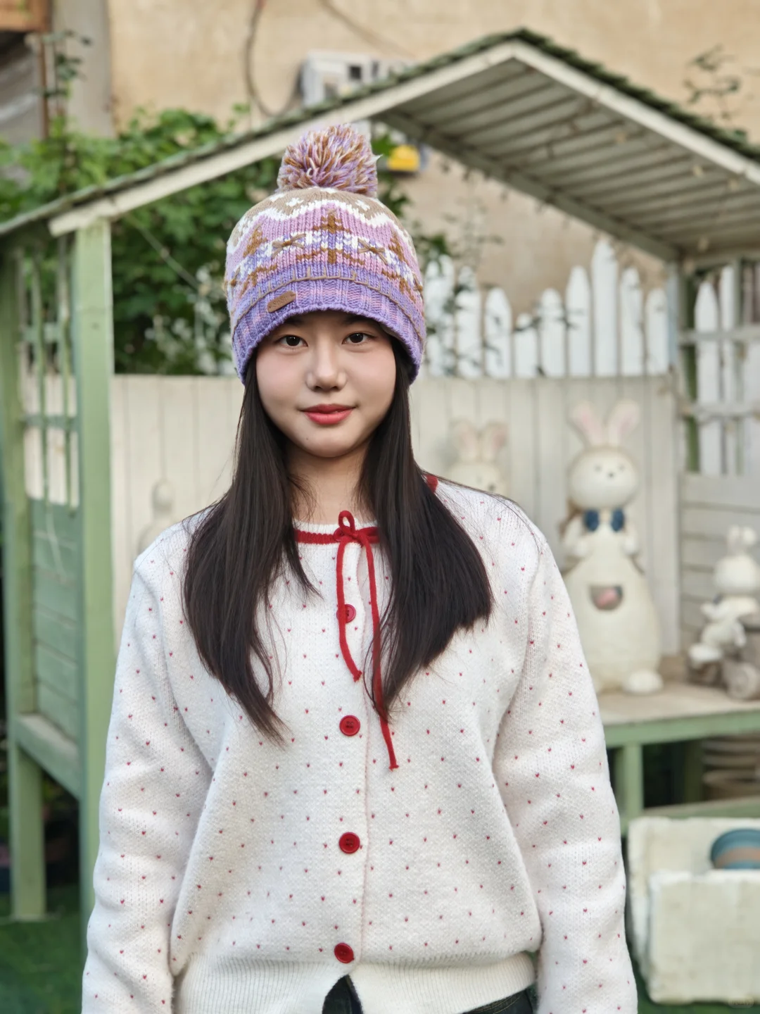 这顶羊毛帽子真的好舒服！好喜欢～