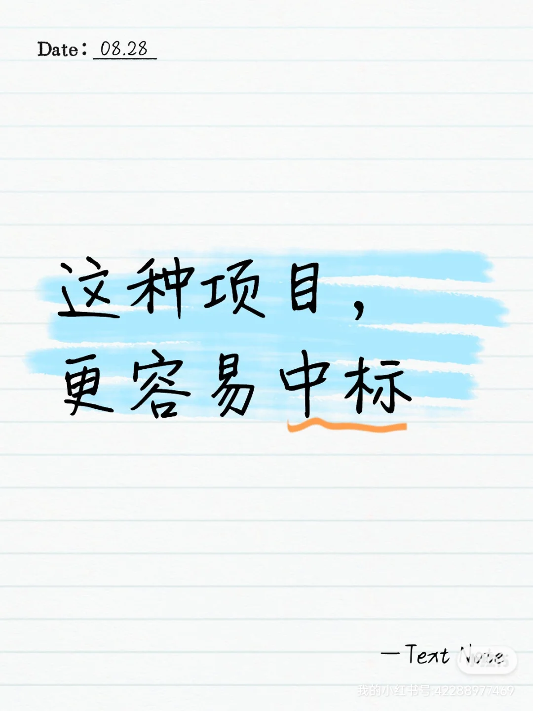 这种项目，更容易中标