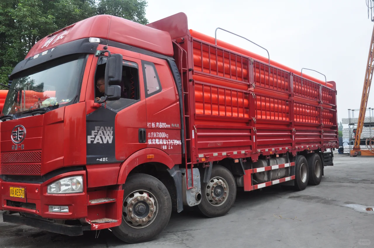 MPP电力管装车发货