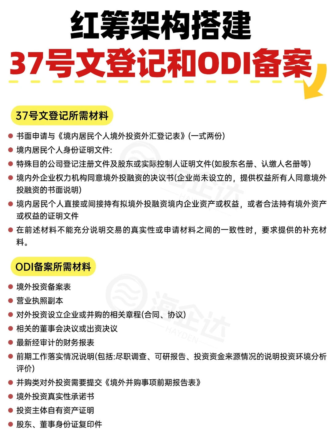 红筹架构搭建必备：37号文登记与ODI解析