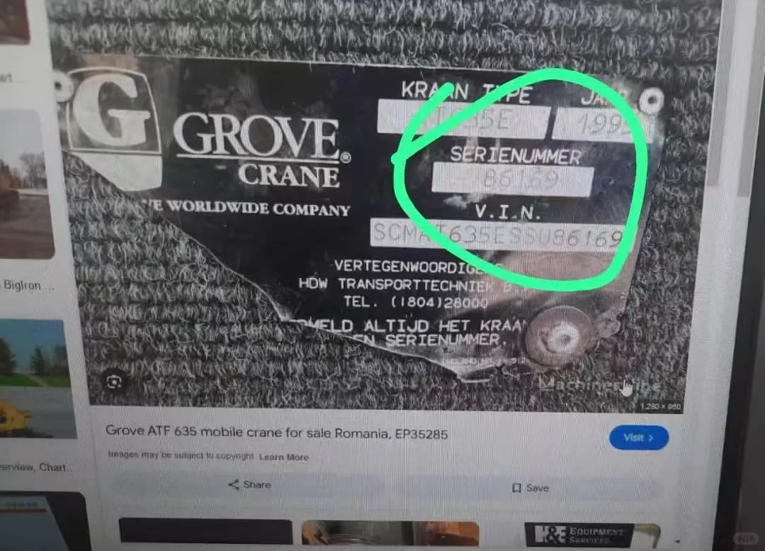 GROVE起重机GROVE起重GROVE格鲁夫起重机GRO