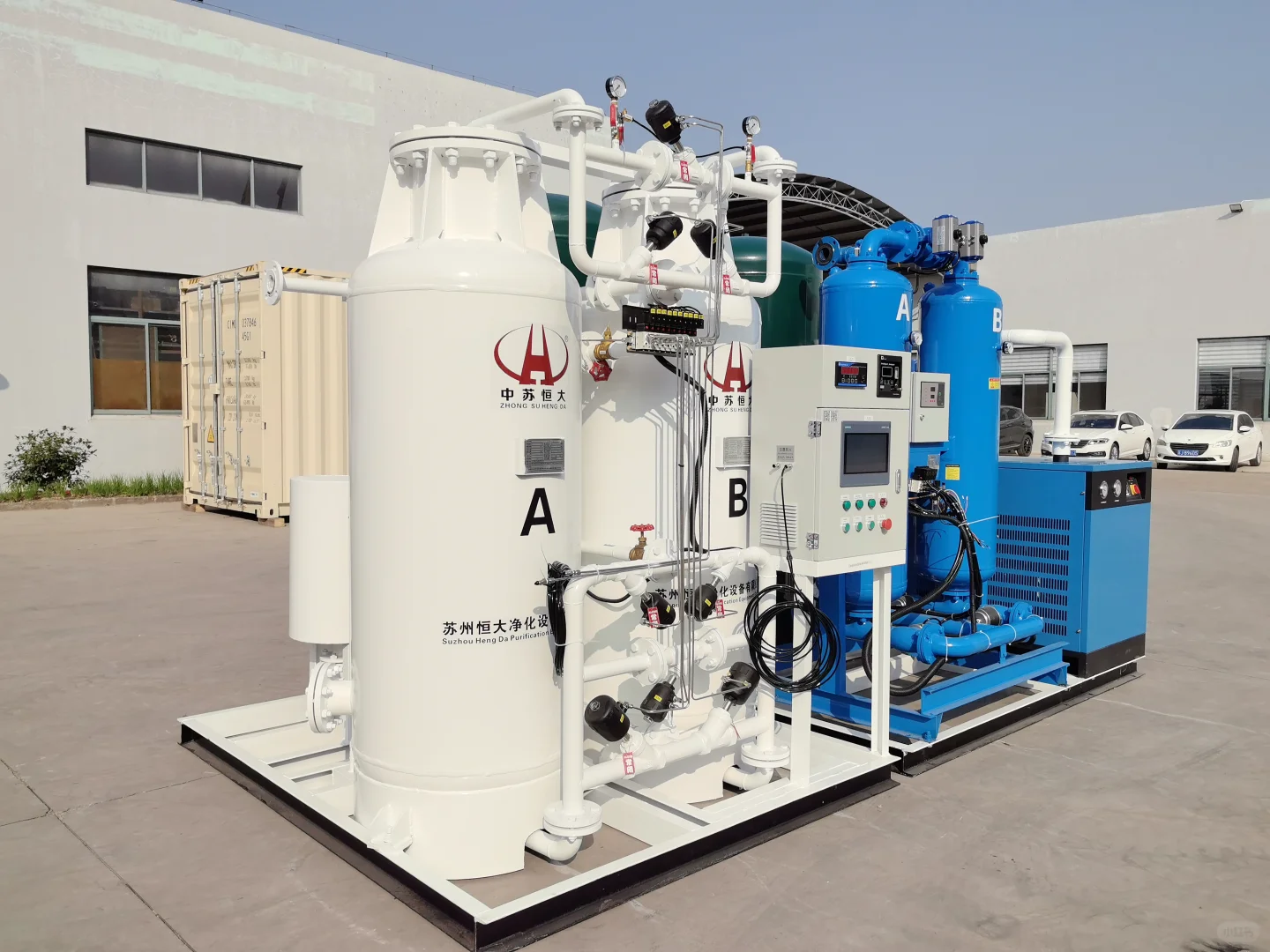 苏州恒大制氮机制氧机厂家工厂实拍