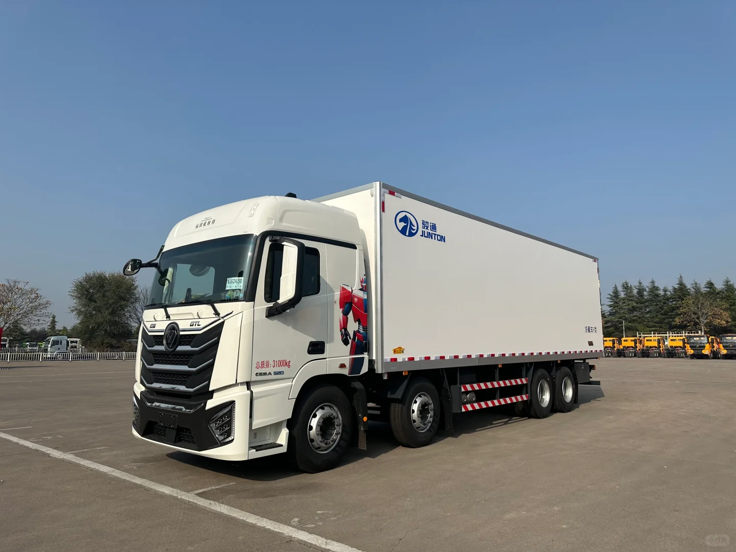 骏通冷藏车显示