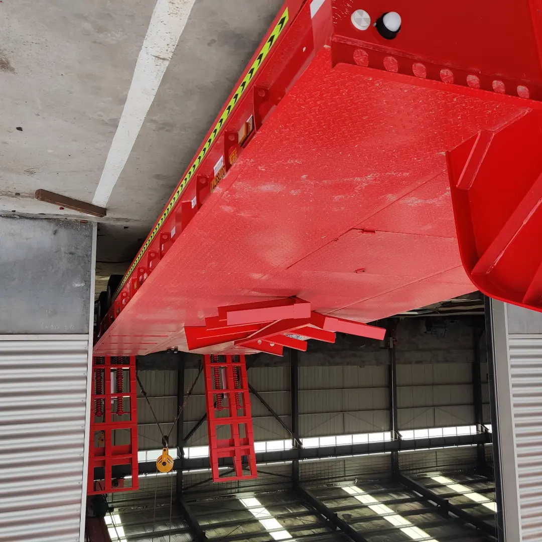 低平板拖车 三轴半挂车