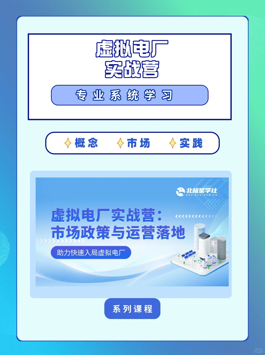 虚拟电厂系统培训课：小白入门到运营精通！