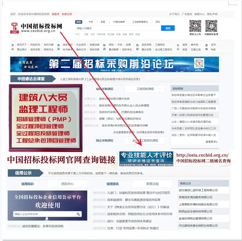 中国招标投标网平台查询-(专业技能人才)