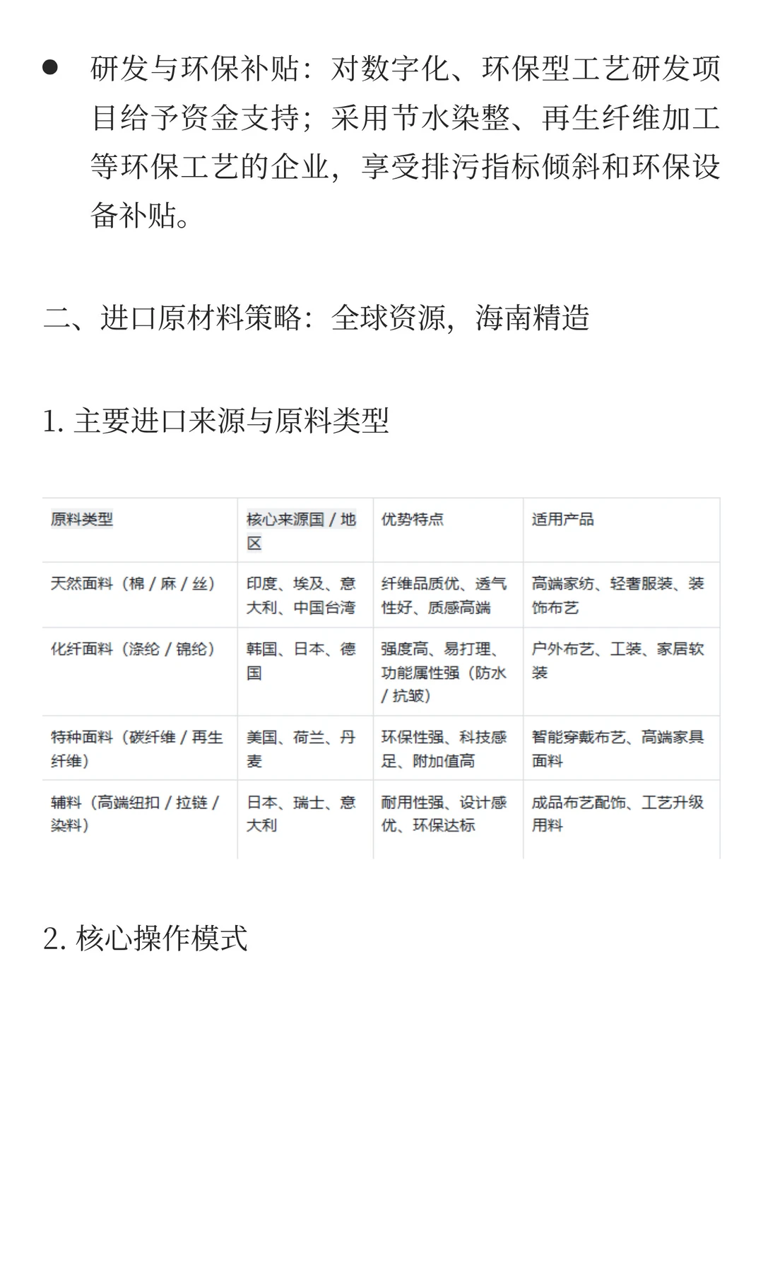 海南自贸港布艺加工企业|发展全景方案
