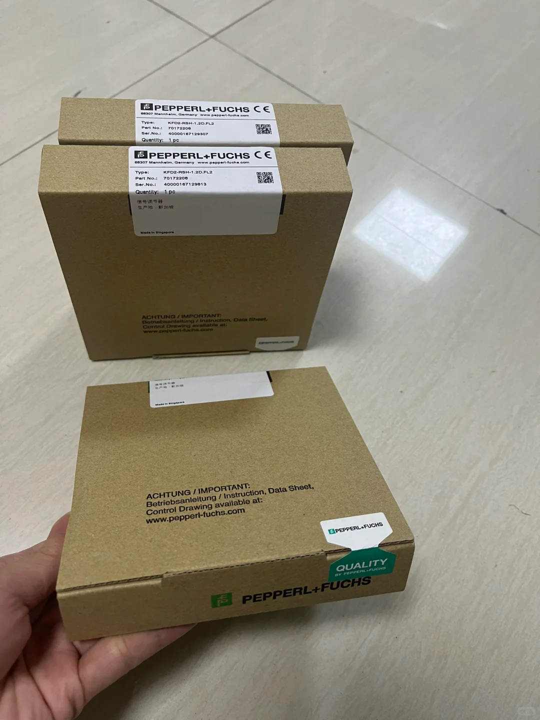 P+F倍加福光电传感器信号处理器