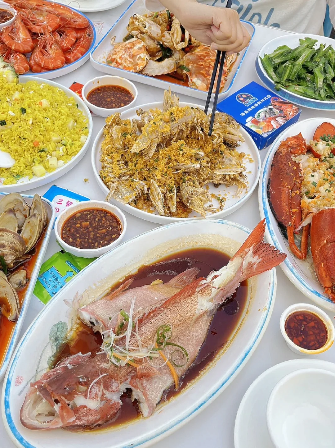 外地游客亲测！三亚第一市场海鲜店