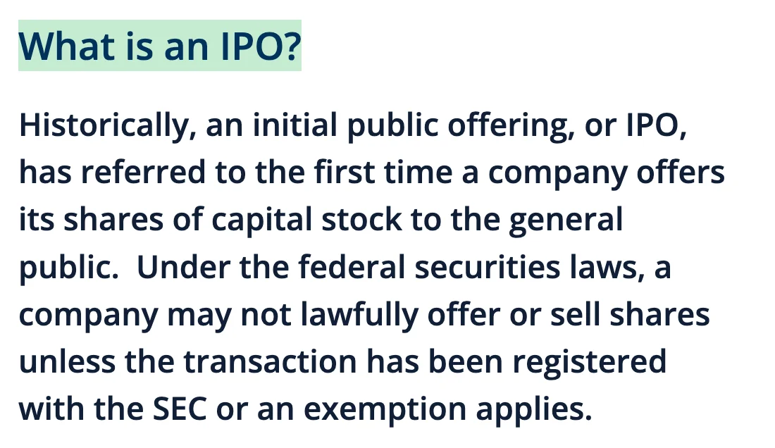 严格来讲，IPO和上市并不是完全等同的
