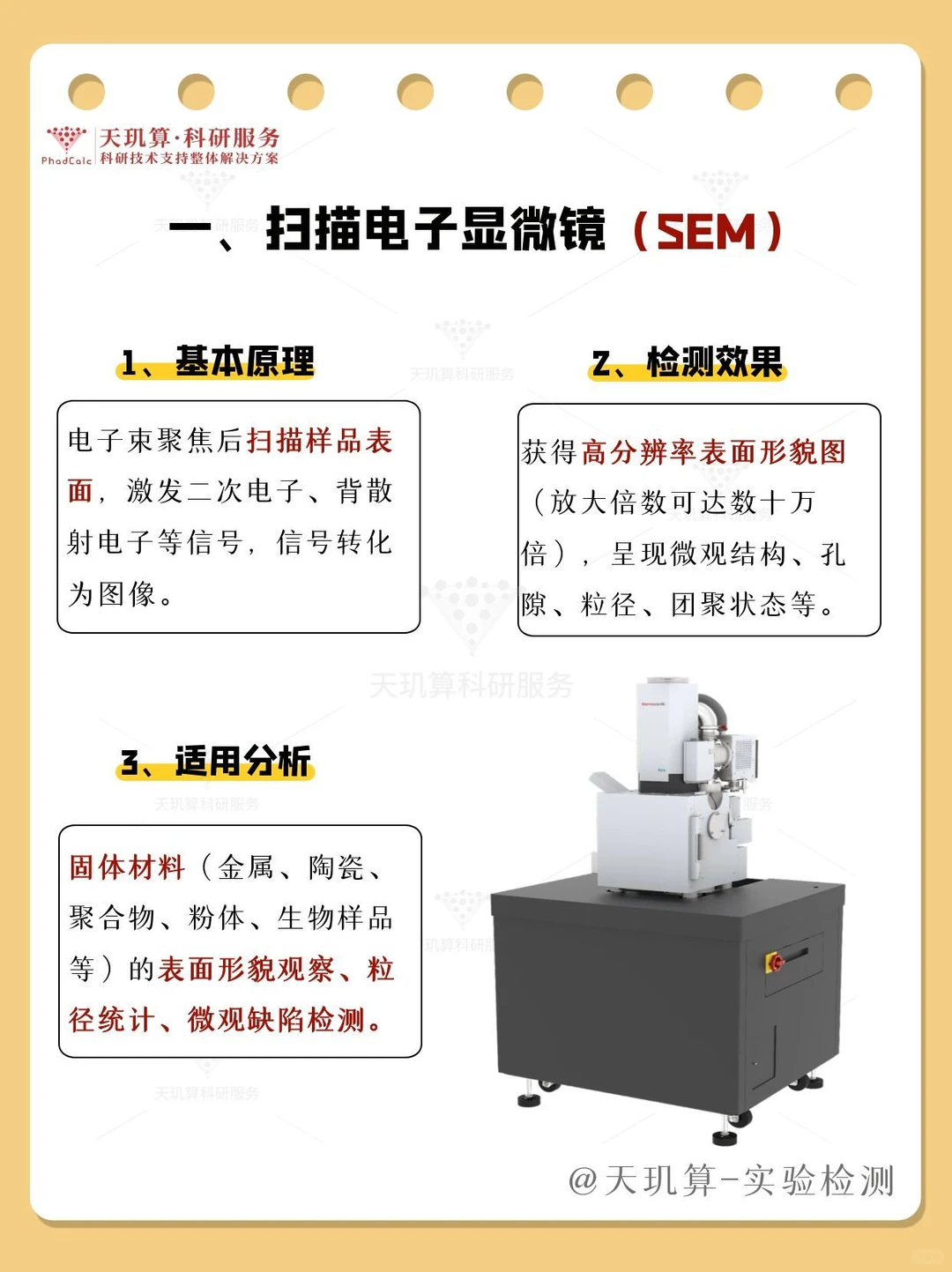 终于有人把5大常见材料检测仪器说明白了！