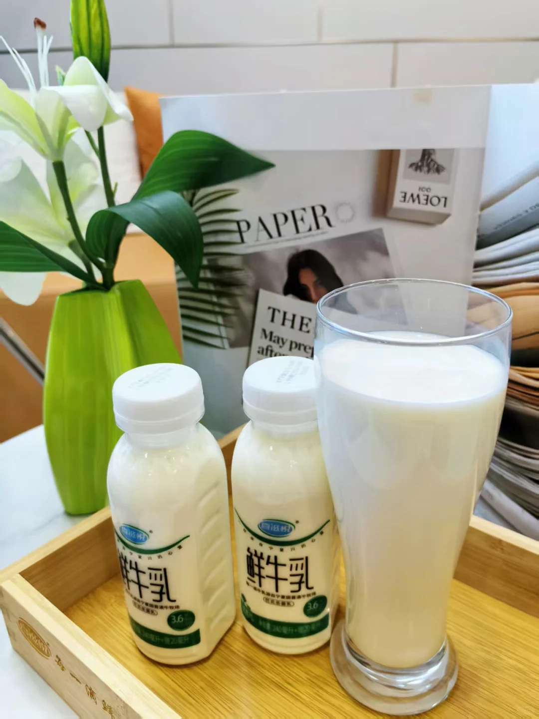 终于盖特到网上说的好喝到无语的牛奶了…