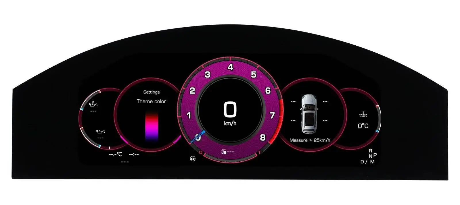 02-09款保时捷卡宴液晶仪表