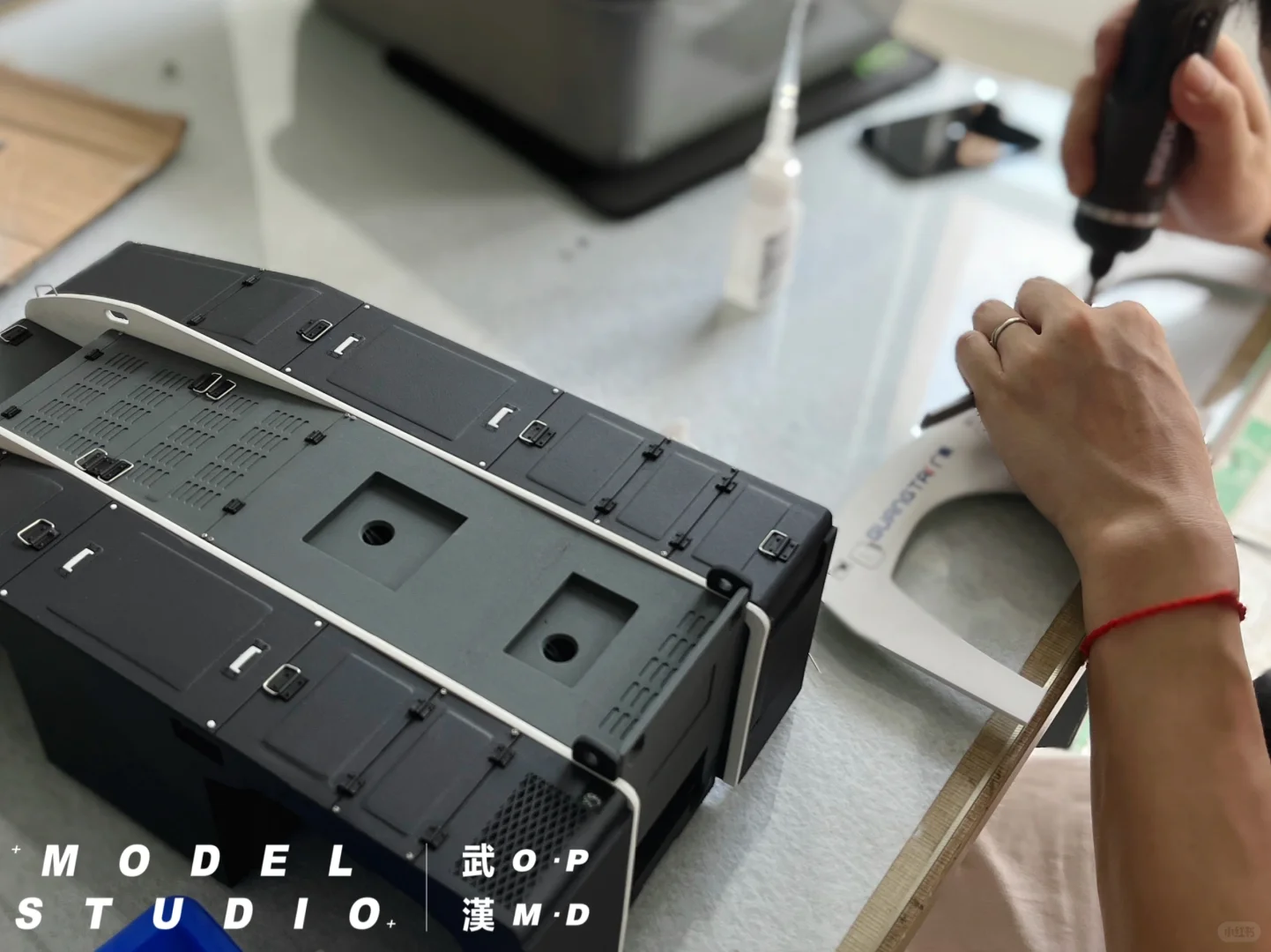 27吨飞机牵引车 | 3D打印硬质1/8展示模型